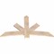 Ekena Millwork Alberta Smooth Timber Gable Bracket, Douglas Fir, 60"W x 35"H x 1 1/2"D x 5 1/2"F, 14/12 Pitch GBW060X35X0206ALB00SDF - alternate 3